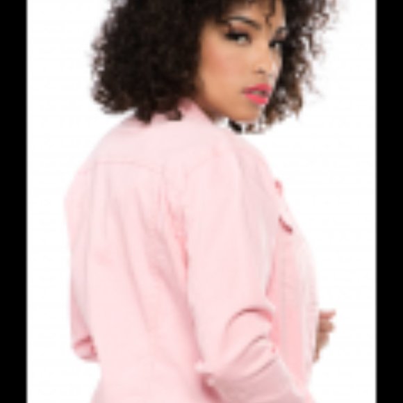Sourpuss Essential Jacket Pink - Picture 6 of 7
